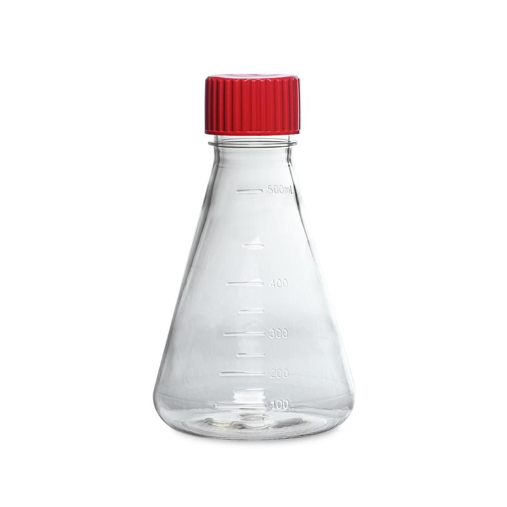 LabSelect 500mL Polycarbonate Erlenmeyer Flask With Vent Cap