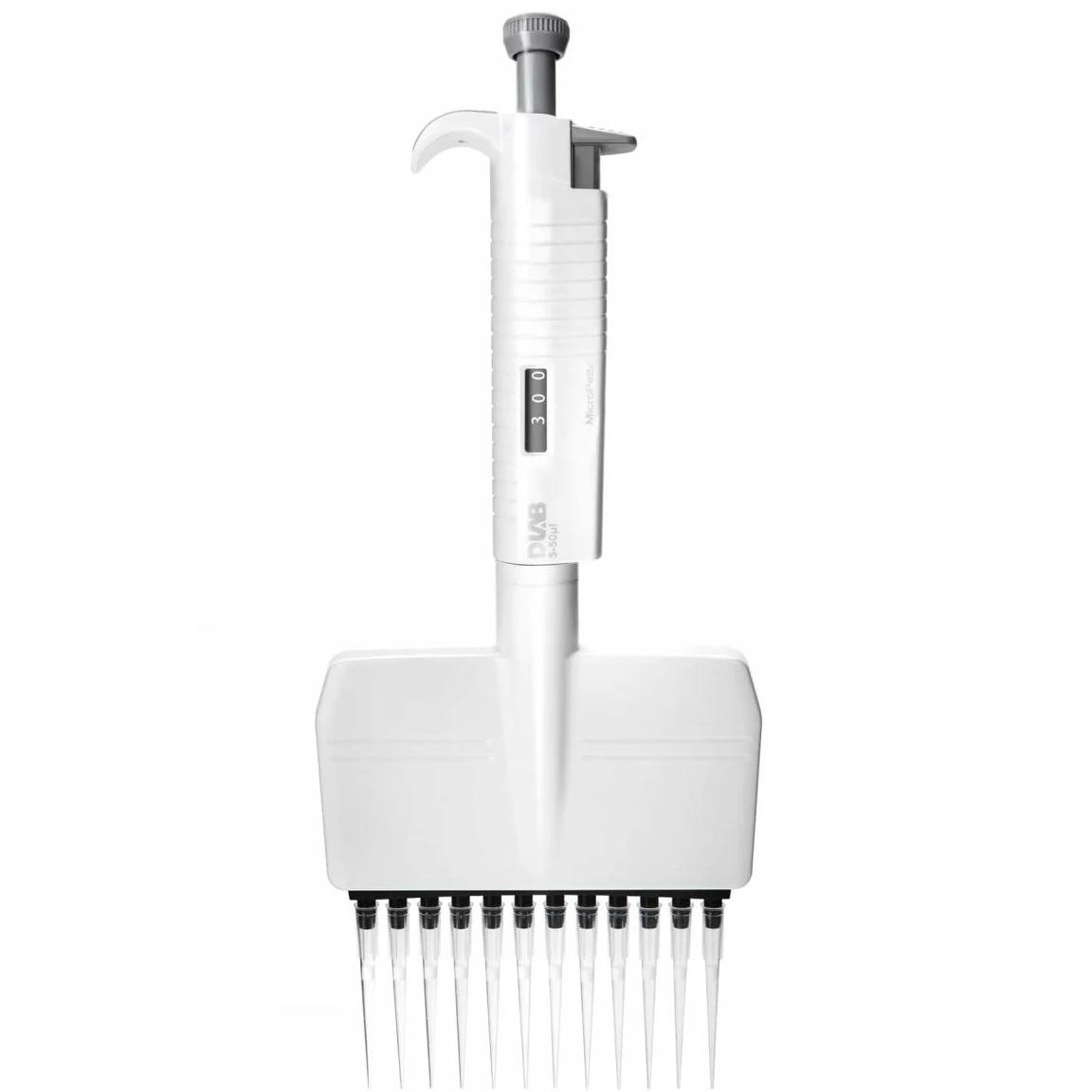 DLAB Micropette Twelve-Channel Adjustable Volume, 5-50 μl