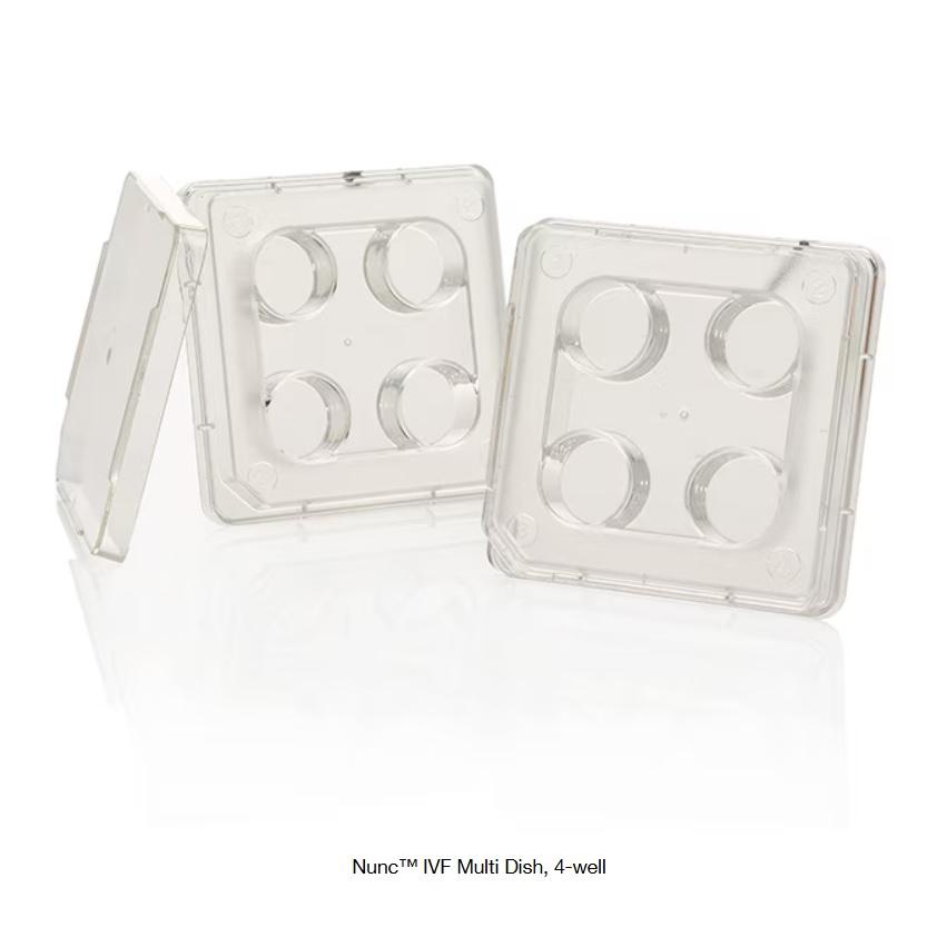 Nunc™ 4-Well Nontreated Dishes for IVF, Non-treated