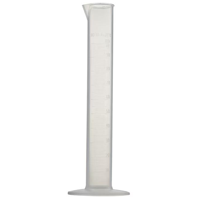 Nalgene™ Polypropylene Economy Plastic Graduated Cylinders, 100 mL, Case of 12