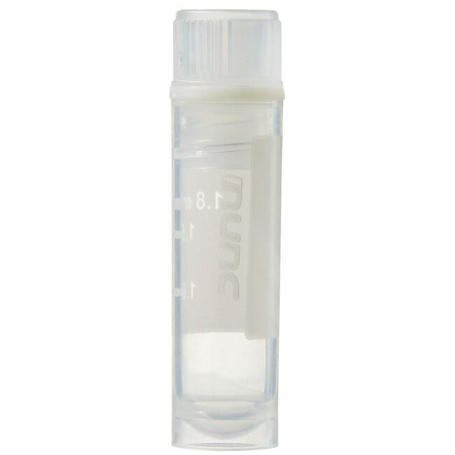 Browse Nunc™ Biobanking and Cell Culture Cryogenic Tubes, 1.8mL, With Writing Surface And Screw Cap, Internal, Pack of 1800