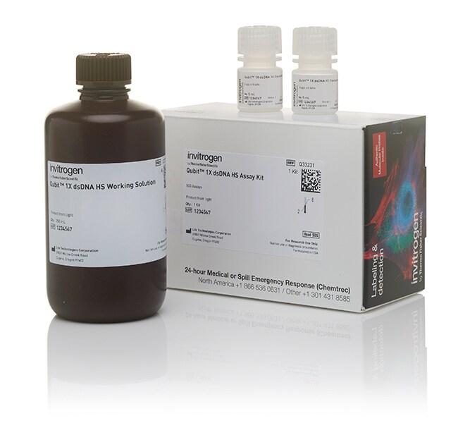 Invitrogen™ Qubit™ 1X dsDNA HS Assay Kit, 500 Assays