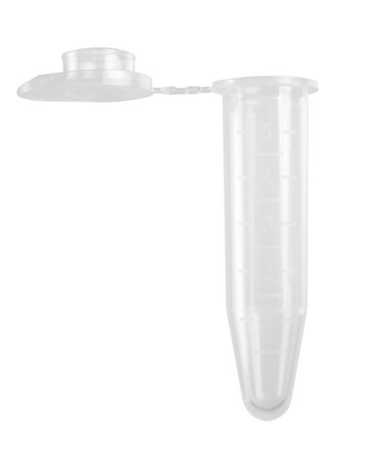 Axygen® 5.0 mL MaxyClear Snaplock Microcentrifuge Tube, Polypropylene, Clear, Sterile