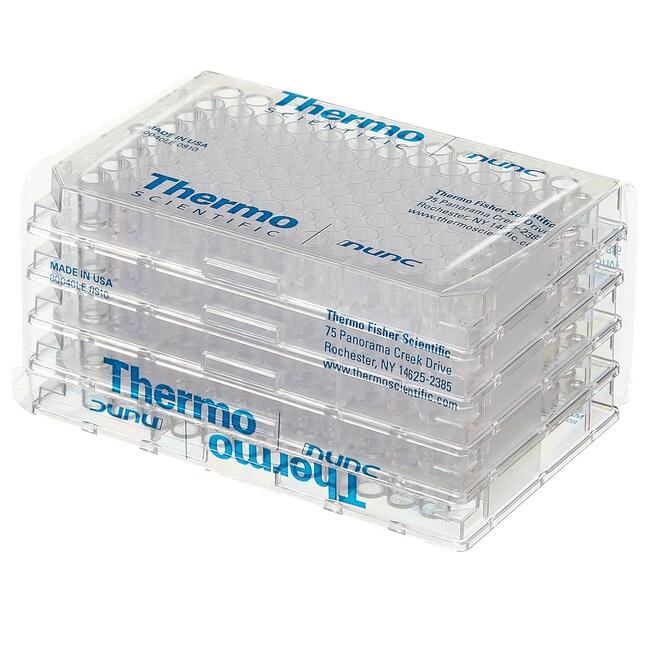 Thermo Scientific™ Clear Flat-Bottom Immuno Nonsterile 96-Well Plates, PolySorp, Case of 60