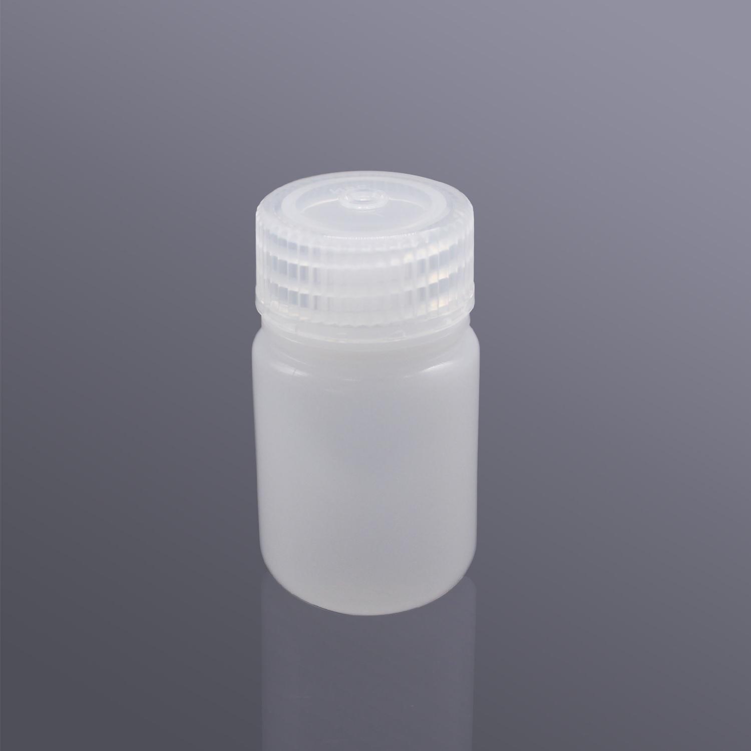 Biosharp 30mL Reagent Bottle, Wide Mouth, High-Density Polyethylene, natural