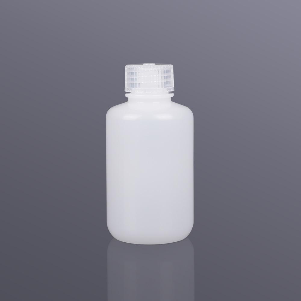 Biosharp 125mL Reagent Bottle, narrow Mouth, High-Density Polyethylene, natural