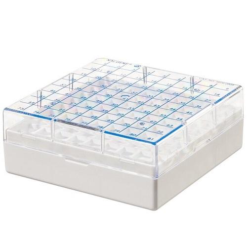 Thermo Scientific™ Nalgene Polycarbonate CryoBox, White, Case of 24