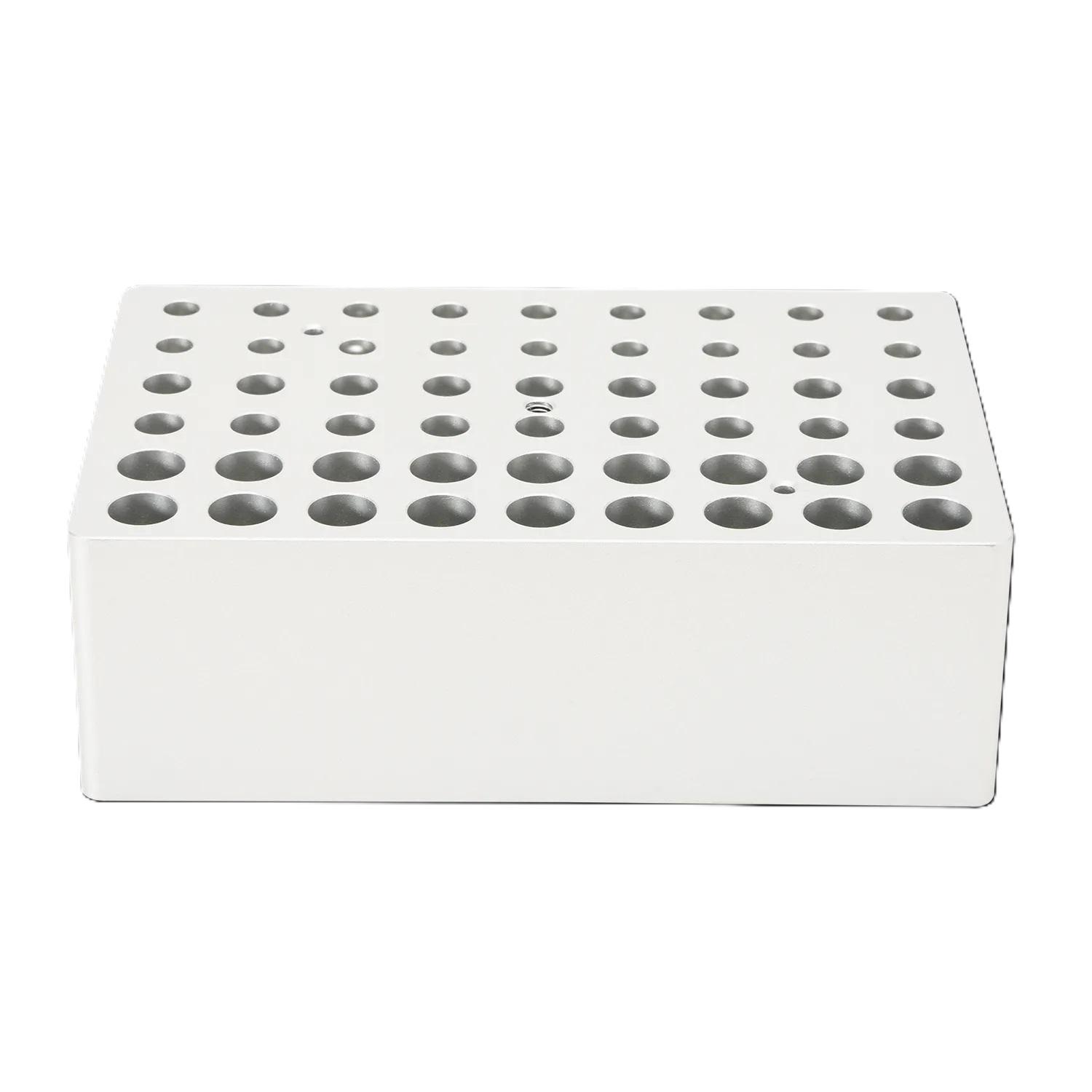 D-Lab Heating block, used for 0.2 mL, 0.5 mL and 1.5/2 mL tubes, 18 holes each volume