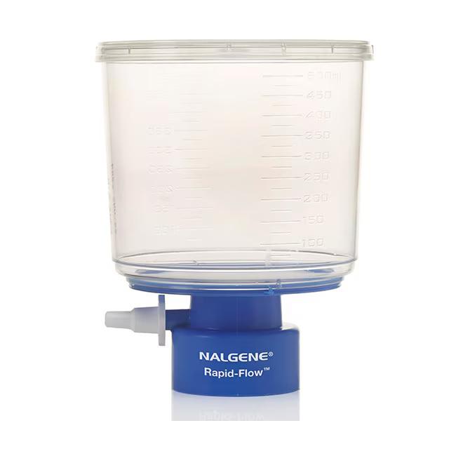 Nalgene™ Rapid-Flow™ Sterile Single Use Bottle Top Filters, PES, Volume 500 mL, Pore Size 0.2 μm, Neck Size 45 mm