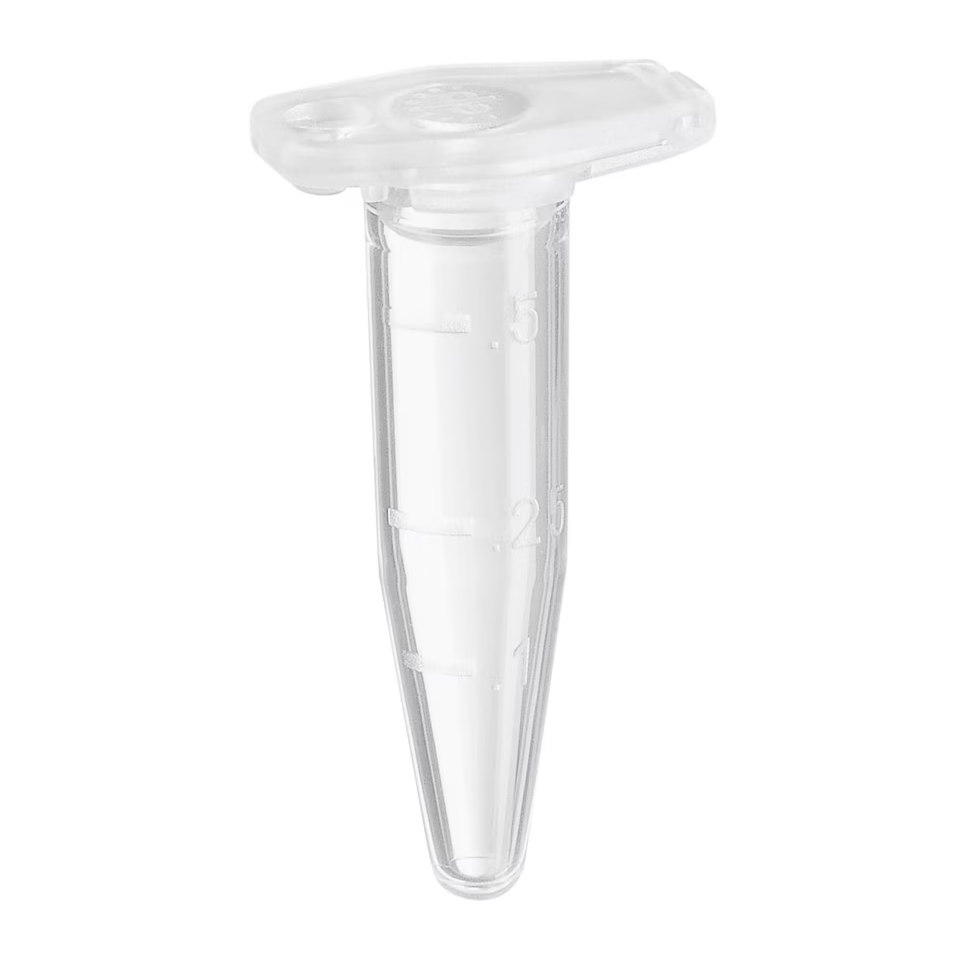 Eppendorf Safe-Lock Tubes, 0.5 mL, Forensic DNA Grade, colorless, 500 tubes (10 bags × 50 tubes)