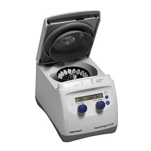 Eppendorf non-refrigerated Centrifuge 5418, with Rotor