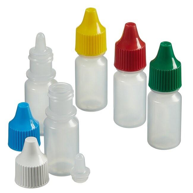 Thermo Scientific™ Nalgene™ Dropper Bottles with Control Dispensing Tip, 8 mL, Case of 25, Assorted Closure