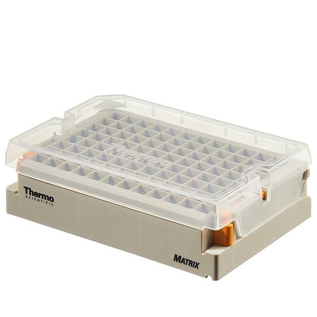 Thermo Scientific™ Racks for Matrix™ 2D Barcoded Storage Tubes, Empty Latch Rack, For Use With 1.4mL Tubes