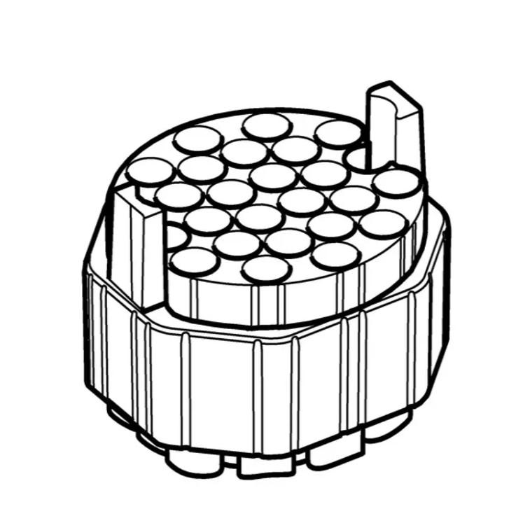 Eppendorf Adapter, for 26 round-bottom tubes 7.5 mL – 12 mL, for Rotor S-4xUniversal, 2 pcs.