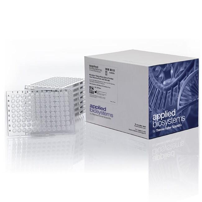 Applied Biosystems™ MicroAmp™ EnduraPlate™ Optical 96-Well Clear Reaction Plates with Barcode, 20